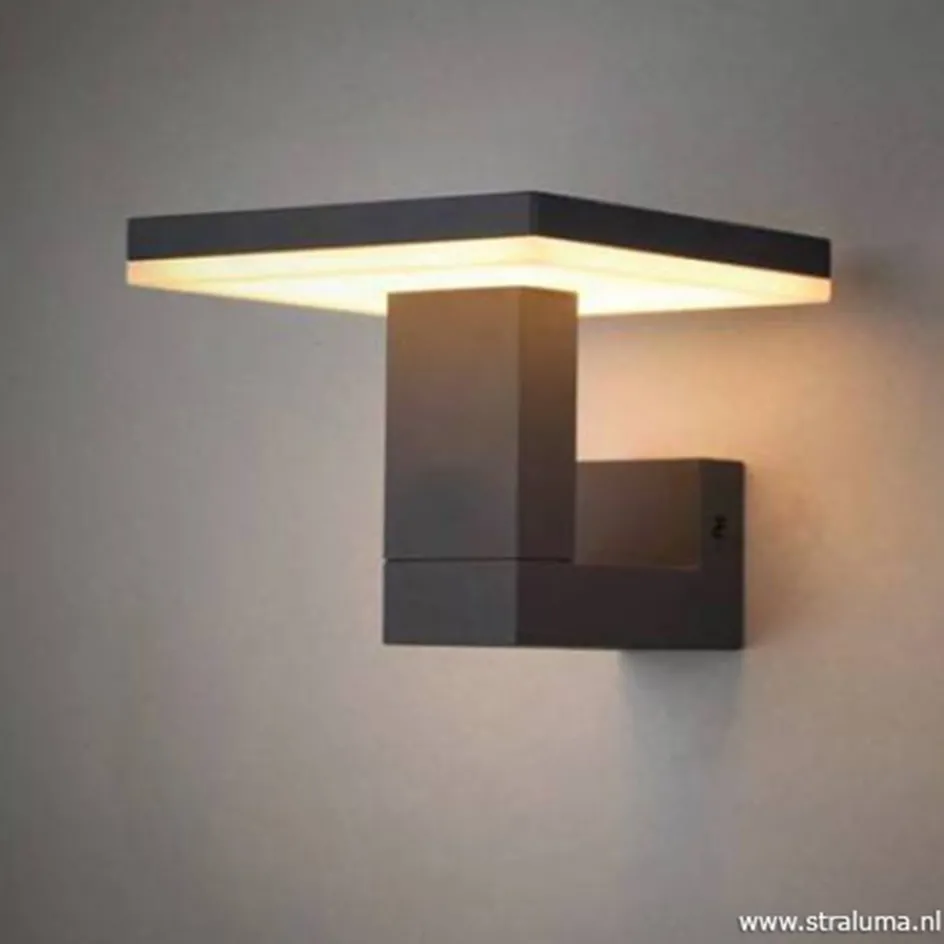 Buitenlamp-wandlamp antraciet square>Straluma Clearance