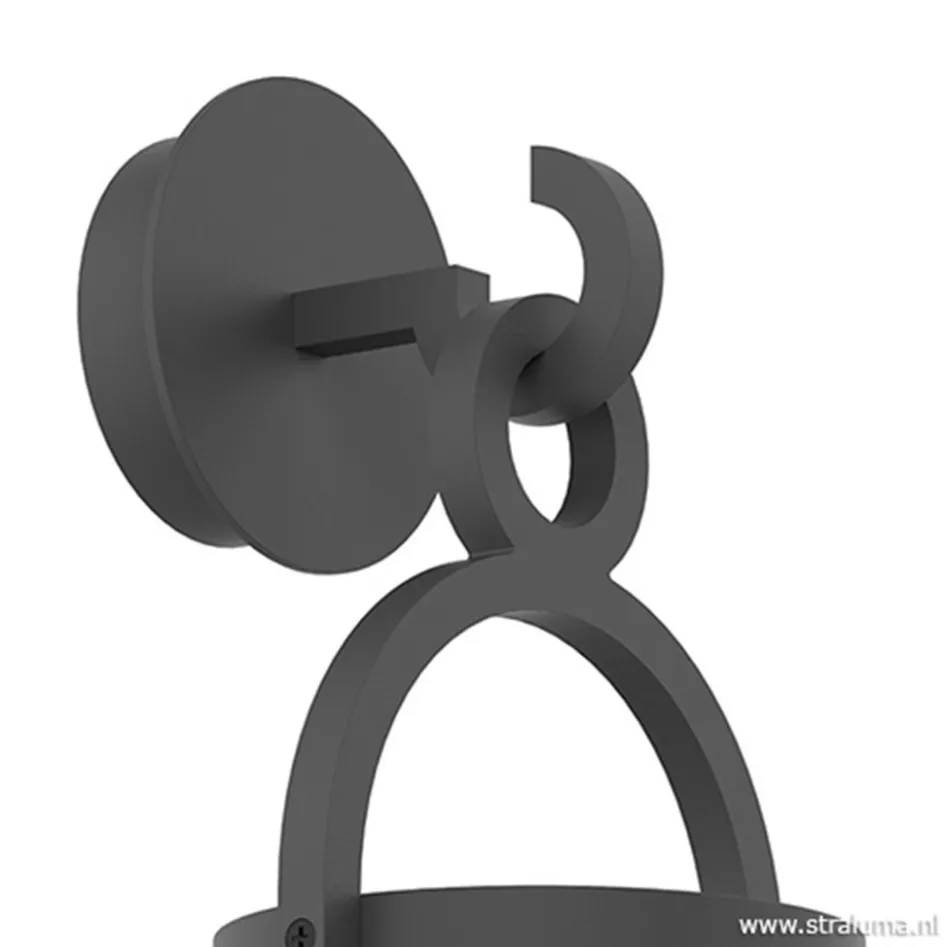 Buitenlantaarn-wandlamp antraciet IP54>Straluma Clearance