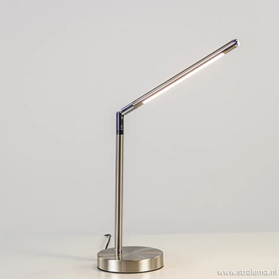Burolamp Ugello nikkel met pushdimmer>Straluma New