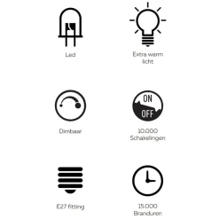 Calex Colors Elegance Avesta Vert dimbaar><noscript><img width=