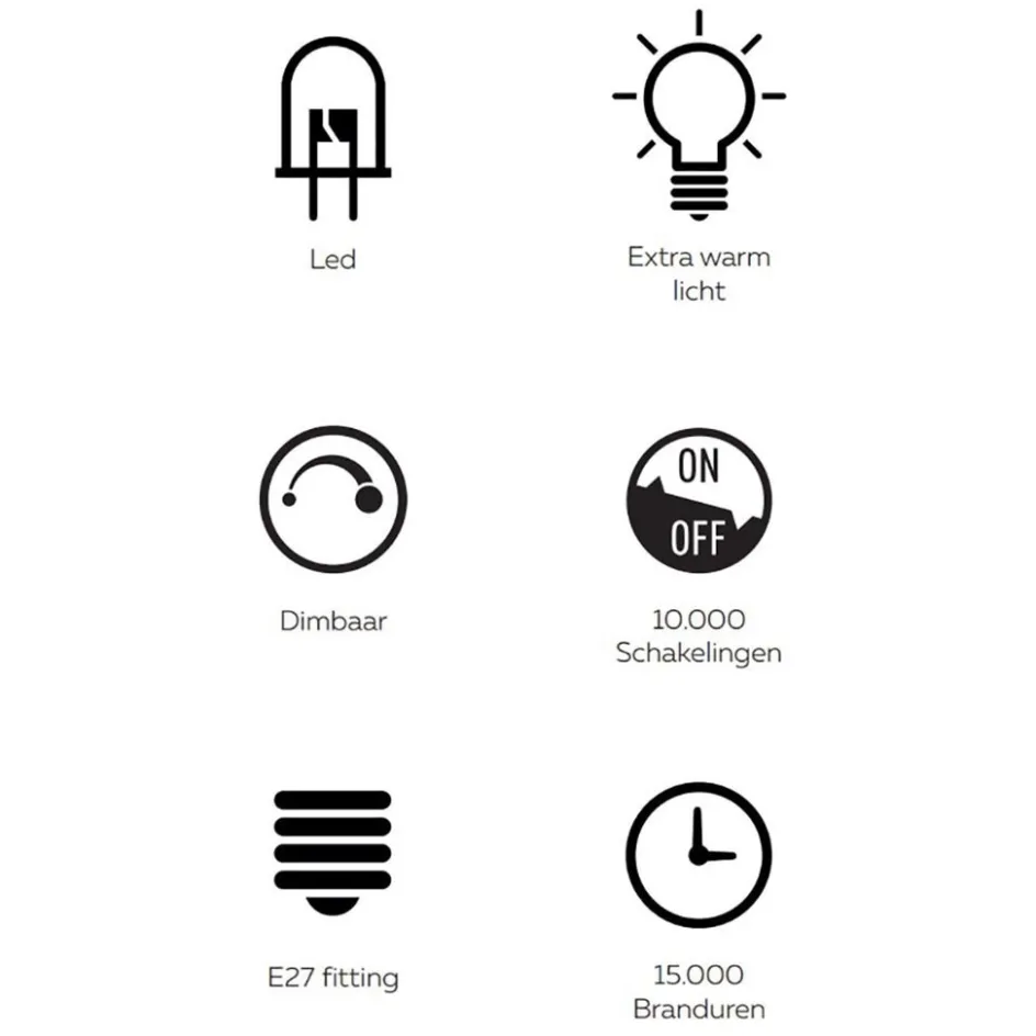 Calex Kiruna Gradient 5W 1800K E27 dimbaar>Straluma Sale