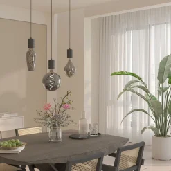 Calex multipendel 3-lichts balk E27 pendels zwart></noscript>Straluma Sale