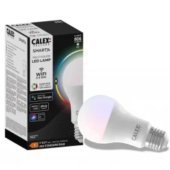 Calex Smart Home E27 A60 LED lichtbron 9.4W RGBW></noscript>Straluma Sale