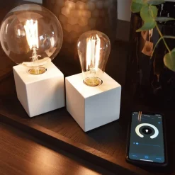 Calex Smart Home E27 LED filament helder Globe G125><noscript><img width=