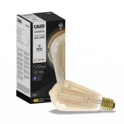 Calex Smart Home E27 LED filament goud ST64>Straluma Online