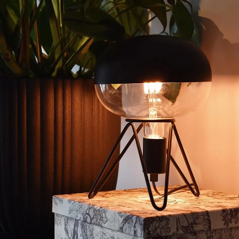 Calex tafelarmatuur driepoot zwart E27>Straluma Best