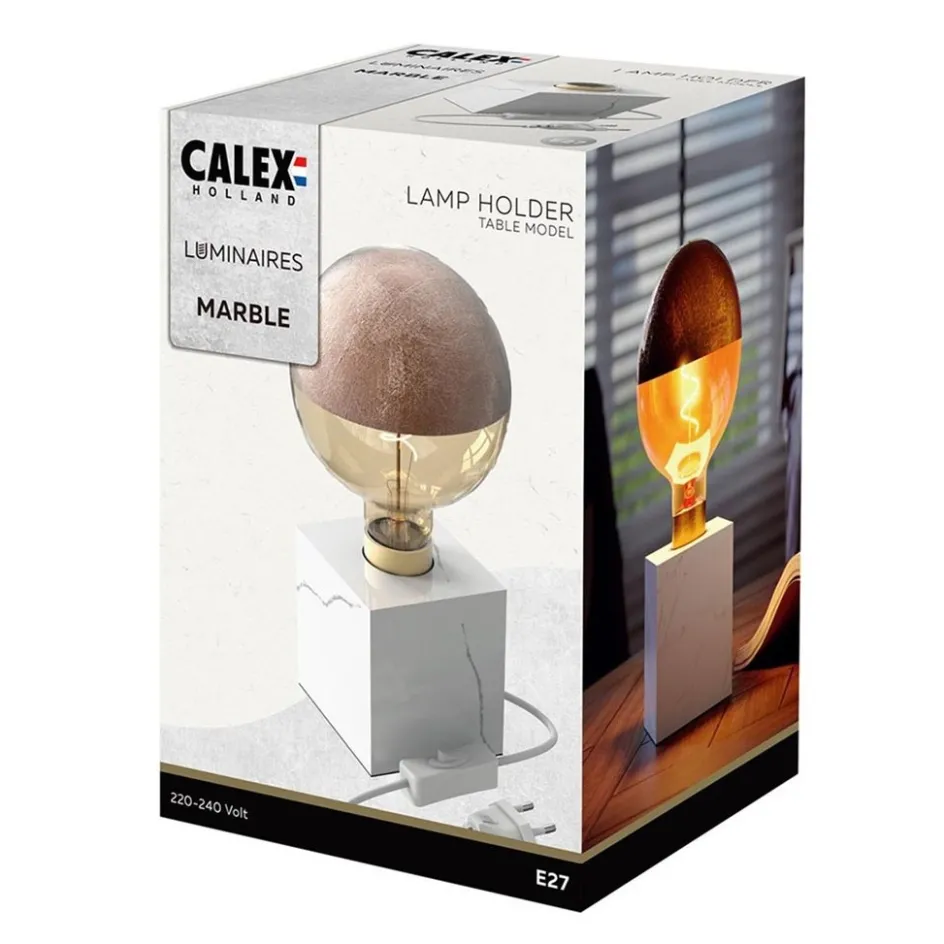 Calex tafelarmatuur wit/marmer>Straluma