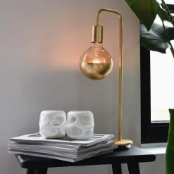 Calex tafellamp U-Line goud excl lichtbron><noscript><img width=