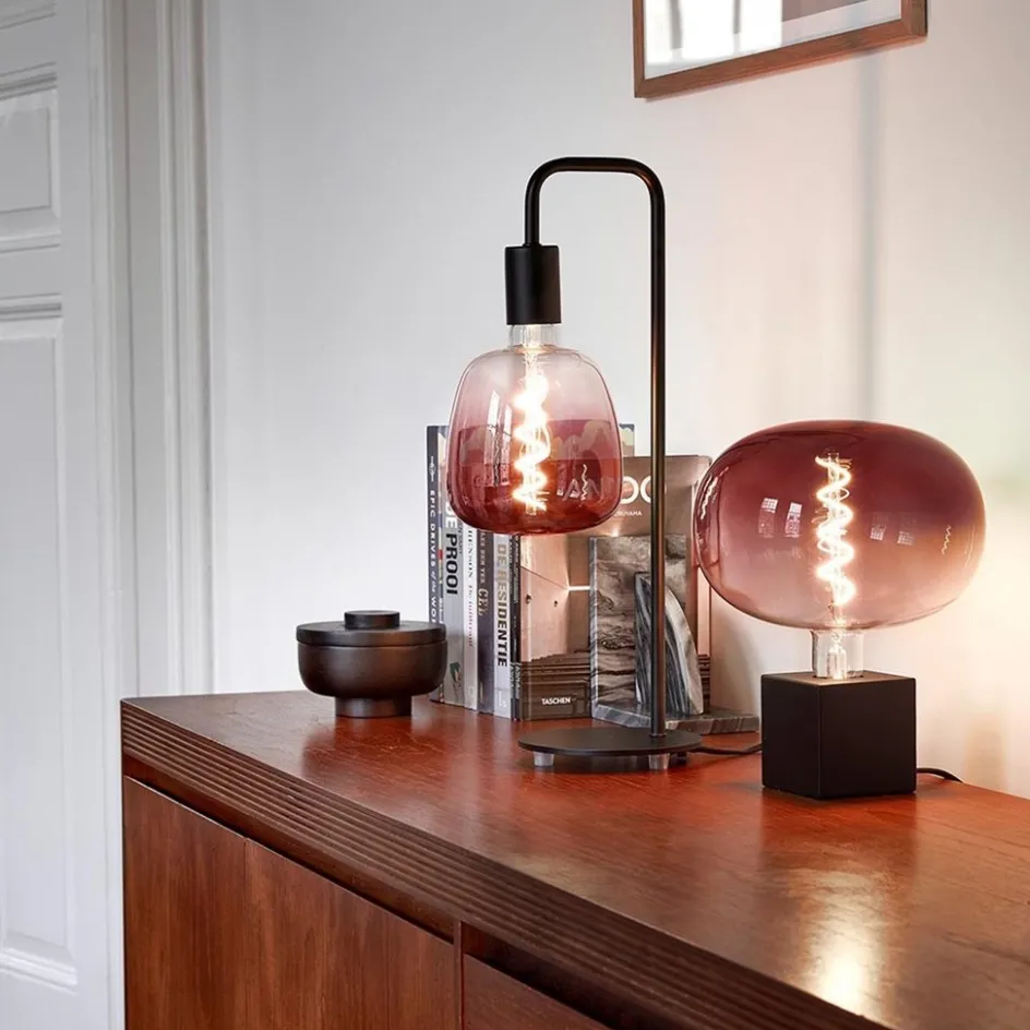 Calex tafellamp U-Line mat zwart exclusief lichtbron>Straluma Clearance