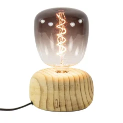 Calex tafellamp Wood FSC rond>Straluma Clearance