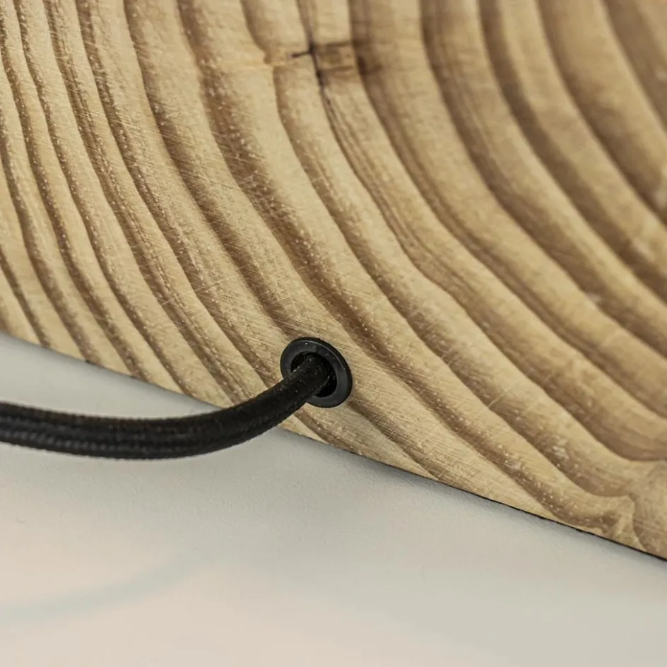 Calex tafellamp Wood FSC vierkant>Straluma Online