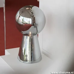 Chique tafellamp donker chroom pion XL></noscript>Straluma Discount