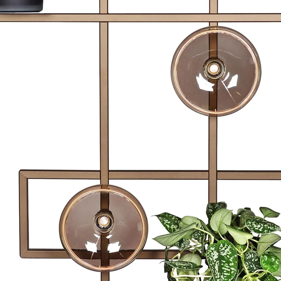 Decoratief metalen wandrek inclusief potten>Straluma Discount