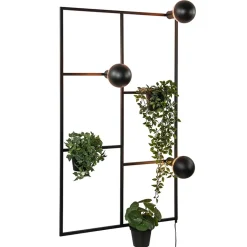 Decoratieve wandlamp zwart inclusief potten>Straluma Clearance