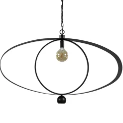 Design hanglamp textured black ovaal>Straluma New