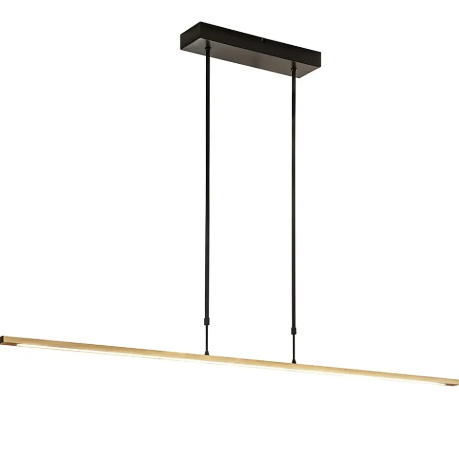 Design LED hanglamp aluminium mat zwart/mat goud>Straluma Hot