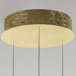 Design LED hanglamp 3-lichts rond goldleaf><noscript><img width=