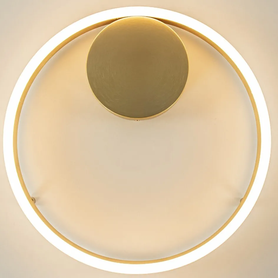 Design LED plafond/wandlamp ring goud>Straluma Discount
