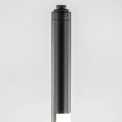 Design LED vloerlamp zwart met draaibare kap><noscript><img width=