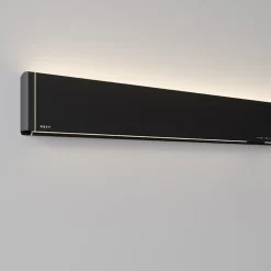 Design LED wandlamp zwart met Gesture Control 180 cm>Straluma Discount