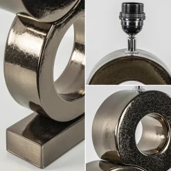 Design tafellamp Circles brons exclusief kap></noscript>Straluma Sale