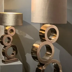 Design tafellamp Circles brons exclusief kap></noscript>Straluma Sale