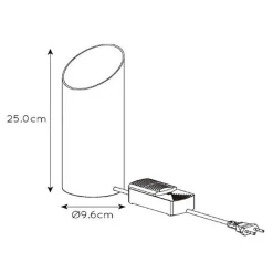 Design tafellamp uplighter mat zwart met goud></noscript>Straluma