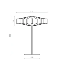 Design tafellamp Wheel inclusief dimbaar LED><noscript><img width=