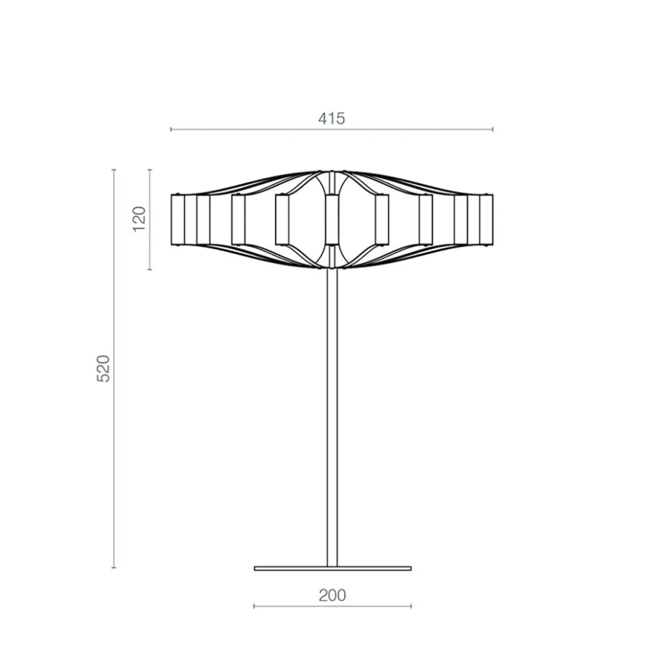 Design tafellamp Wheel inclusief dimbaar LED>Straluma Hot