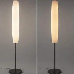 Design vloerlamp cilinder opaal glas met dimbaar LED>Straluma Hot