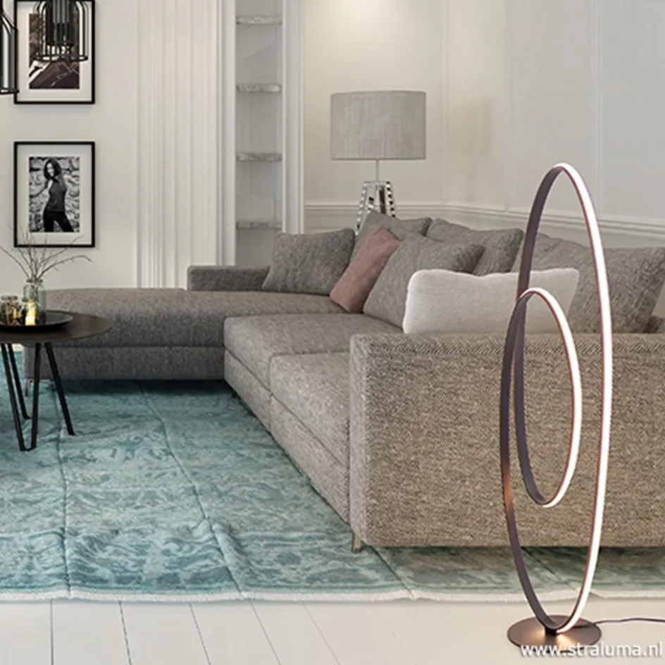 Design vloerlamp dimbaar LED zwart>Straluma Hot