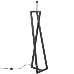 Design vloerlamp frame mat zwart excl kap>Straluma Outlet
