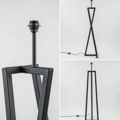 Design vloerlamp frame mat zwart excl kap><noscript><img width=