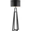Design vloerlamp mat zwart frame exclusief kap>Straluma Hot