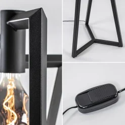 Design vloerlamp Taranto zwart metaal dimbaar><noscript><img width=