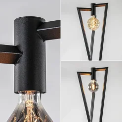 Design vloerlamp Taranto zwart metaal dimbaar><noscript><img width=