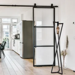 Design vloerlamp Taranto zwart metaal dimbaar><noscript><img width=