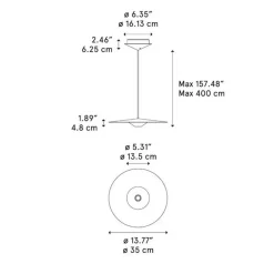 Diesel Living with Lodes hanglamp UFO 35 rust><noscript><img width=