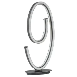 Dimbare LED tafellamp mat zwart ovaal>Straluma Sale