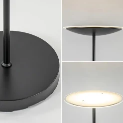 Dimbare LED uplighter vloerlamp mat zwart><noscript><img width=