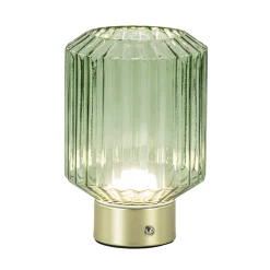 Dimbare tafellamp op batterij groen/goud>Straluma New
