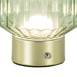 Dimbare tafellamp op batterij groen/goud><noscript><img width=