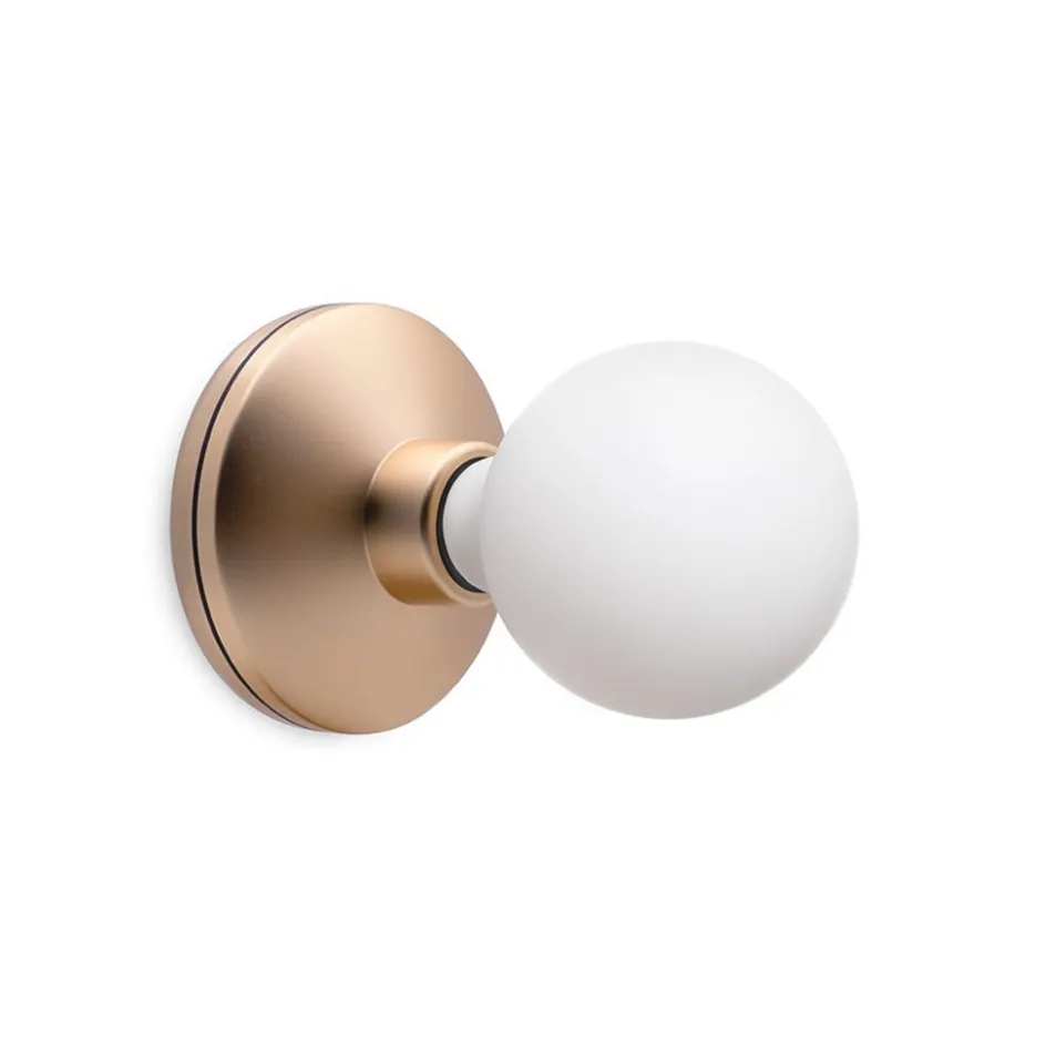 Dimbare wandlamp op batterij goud met frosted>Straluma Clearance