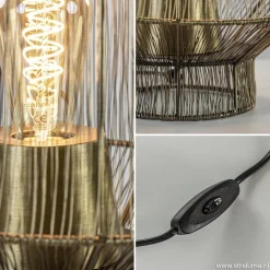 Draad tafellamp Vitora antiek brons><noscript><img width=