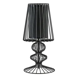 Draad tafellamp zwart met cilinder kap>Straluma Clearance