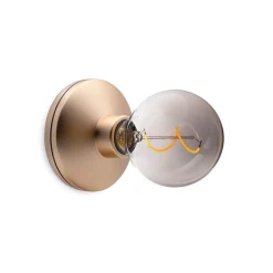 Draadloze wandlamp oplaadbaar goud met smoke>Straluma Outlet