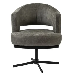 Draaibare armstoel bull-leder met return-system>Straluma Discount