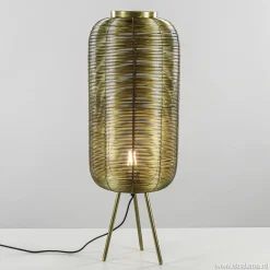 Driepoot tafellamp Tomek antiek brons>Straluma Discount