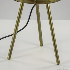 Driepoot tafellamp Tomek antiek brons><noscript><img width=