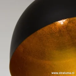 Eettafel hanglamp Kylie 3- lichts zwart-goud></noscript>Straluma Discount